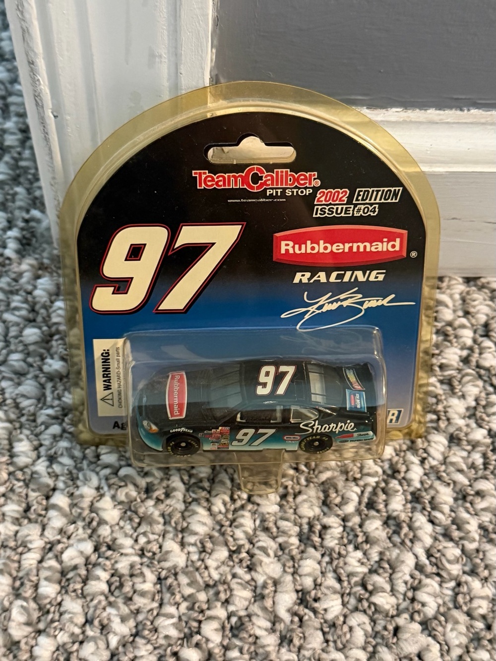 Team Caliber 97 Rubbermaid Racing Die-Cast Toy Car - Teal and Black, 2002 #4
